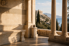 Ancient Greece Architecture Premium Banner